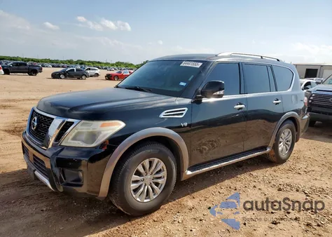 2017 Nissan Armada Sv из США, поврежденный, VIN JN8AY2ND9H9008162